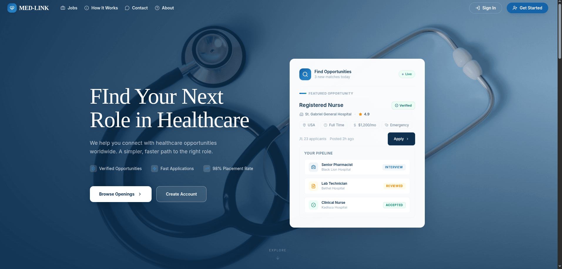 MED-LINK interface
